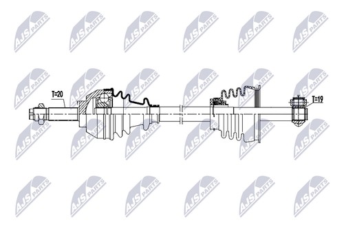 Nty antriebswelle npw 107 - nty, npw-ft-107